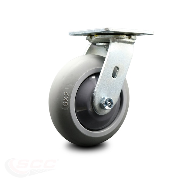 Service Caster Chemtainer CSJ6RRRS Caster Replacement CHE-SCC-30CS620-TPRRD-TGP - main